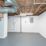 basement with utility